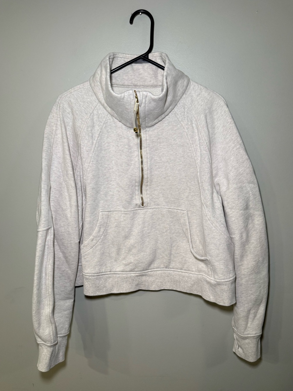 Lululemon Scuba oversized half-zip cropped hoodie